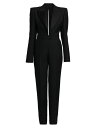 【送料無料】 アレキサンダー・マックイーン レディース ジャンプスーツ トップス Wool Blazer Jumpsuit black