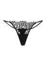 【送料無料】 キキデモントパーネス レディース パンツ アンダーウェア Beaded Lace G-String black