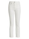 yz FjJ xA[h fB[X fjpc W[Y {gX Carly High-Rise Stretch Kick-Flare Crop Jeans white