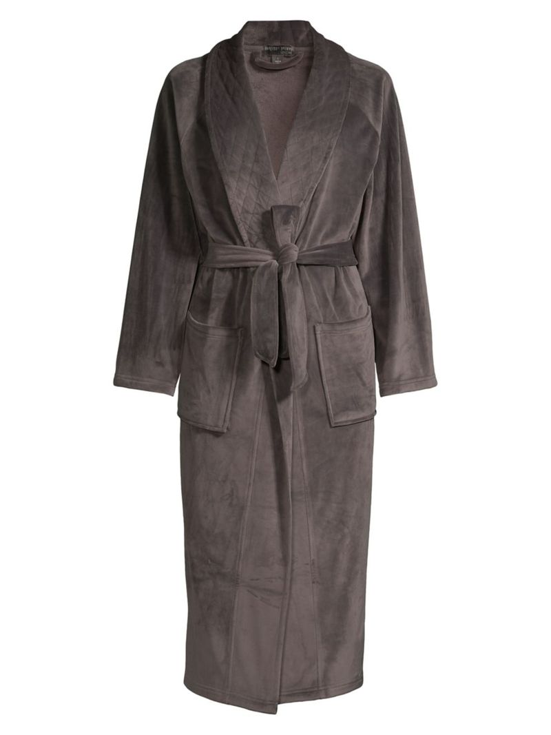  ベアフットドリームス レディース ナイトウェア アンダーウェア LuxeChicR Long Robe carbon