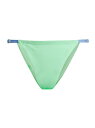 yz EB EH[ bg fB[X {gX̂  '90s Collection Adjustable Ruched Bikini Bottom mint green blue jean