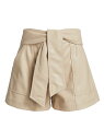 【送料無料】 シムカイ レディース ハーフパンツ・ショーツ ボトムス Mari Vegan Leather Shorts egret