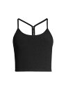 【送料無料】 ビヨンドヨガ レディース タンクトップ トップス Spacedye Racerback Cropped Tank darkest night