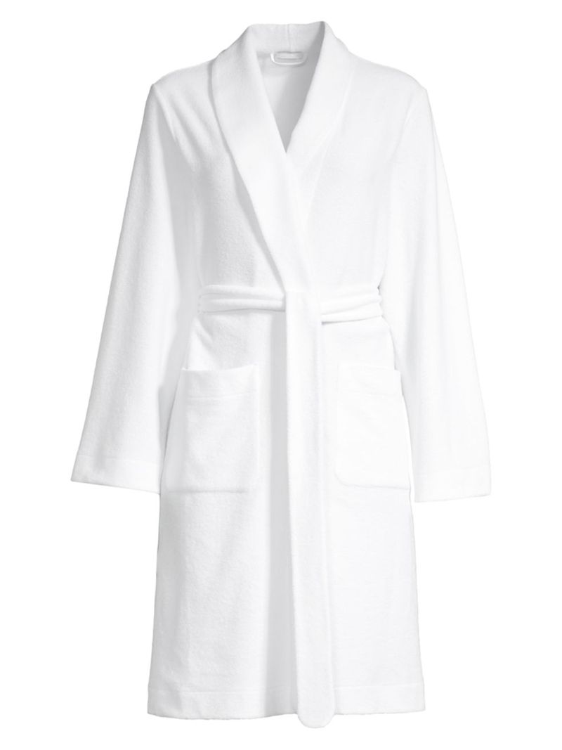 【送料無料】 ハンロ レディース ナイトウェア アンダーウェア Plush Wrap Robe white