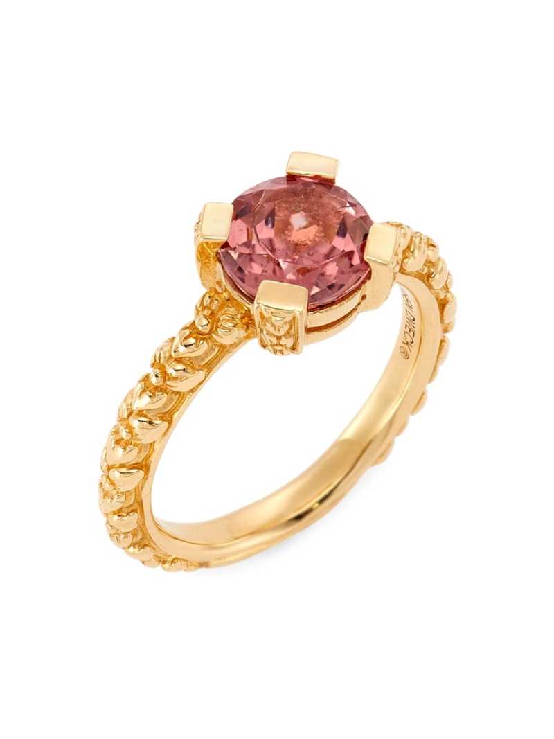 【送料無料】 スティーブンデュエック レディース リング アクセサリー Luxury 18K Gold & Pink Tourmaline Ring pink
