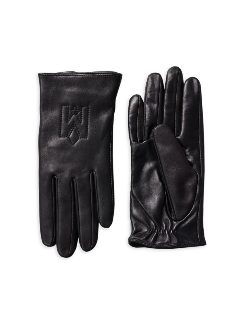 yz }bJ[W fB[X  ANZT[ Eunice Leather Gloves black