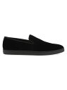 【送料無料】 サントーニ メンズ スリッポン・ローファー シューズ Atlantis Muad Velvet Loafers black velvet