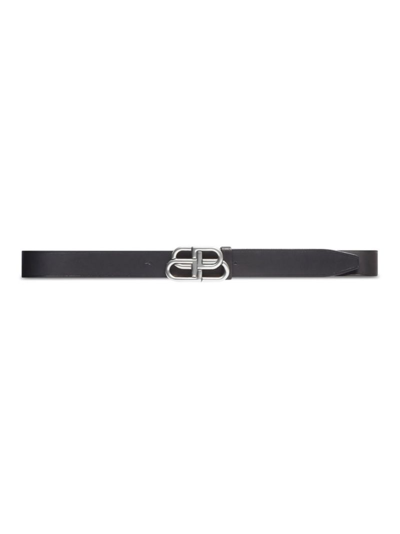 バレンシアガ 【送料無料】 バレンシアガ メンズ ベルト アクセサリー BB Large Belt black