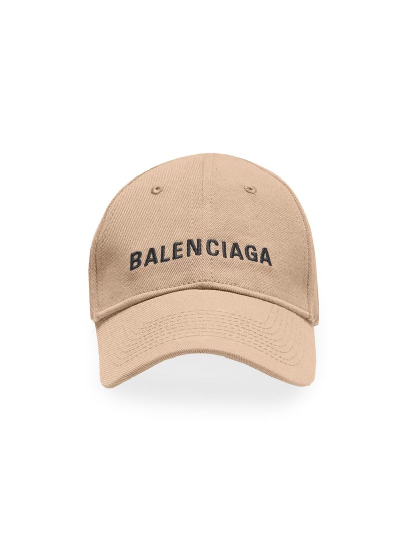 【送料無料】 バレンシアガ メンズ 帽子 アクセサリー Logo Cap beige black