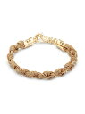 yz G}jG rRbL Y uXbgEoOEANbg ANZT[ Knot Braid Thick Gold-Plated Sterling Silver Bracelet gold