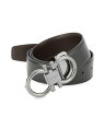 【送料無料】 サルヴァトーレ フェラガモ メンズ ベルト アクセサリー Reversible Gancini Buckle Belt black brown