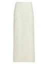 【送料無料】 ザ ロウ レディース スカート ボトムス Isidro Side-Slit Skirt natural white