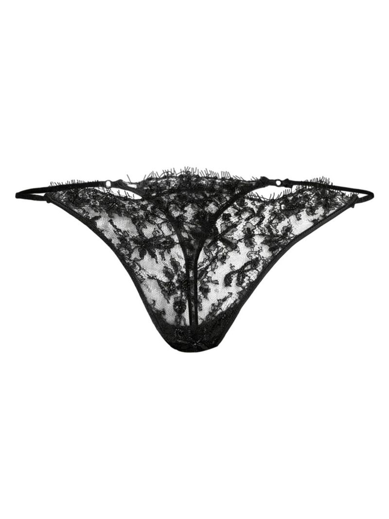 ̵ ǥȥѡͥ ǥ ѥ  Beaded Lace Thong black