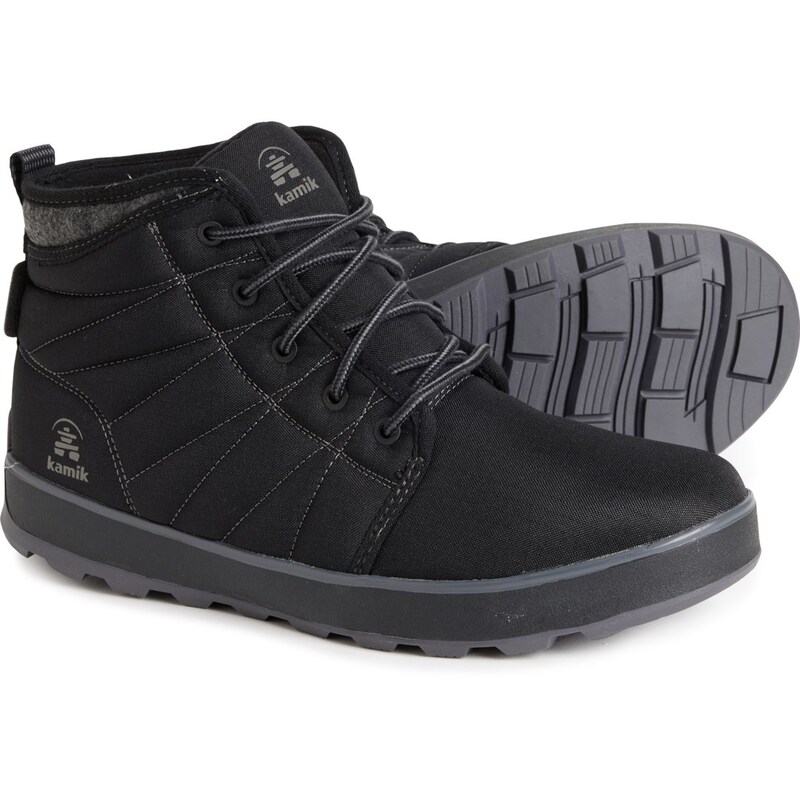 【送料無料】 カミック メンズ ブーツ・レインブーツ シューズ Kamik Spencer N Mid Winter Sneaker Boots - Waterproof Insulated (For Men) Black