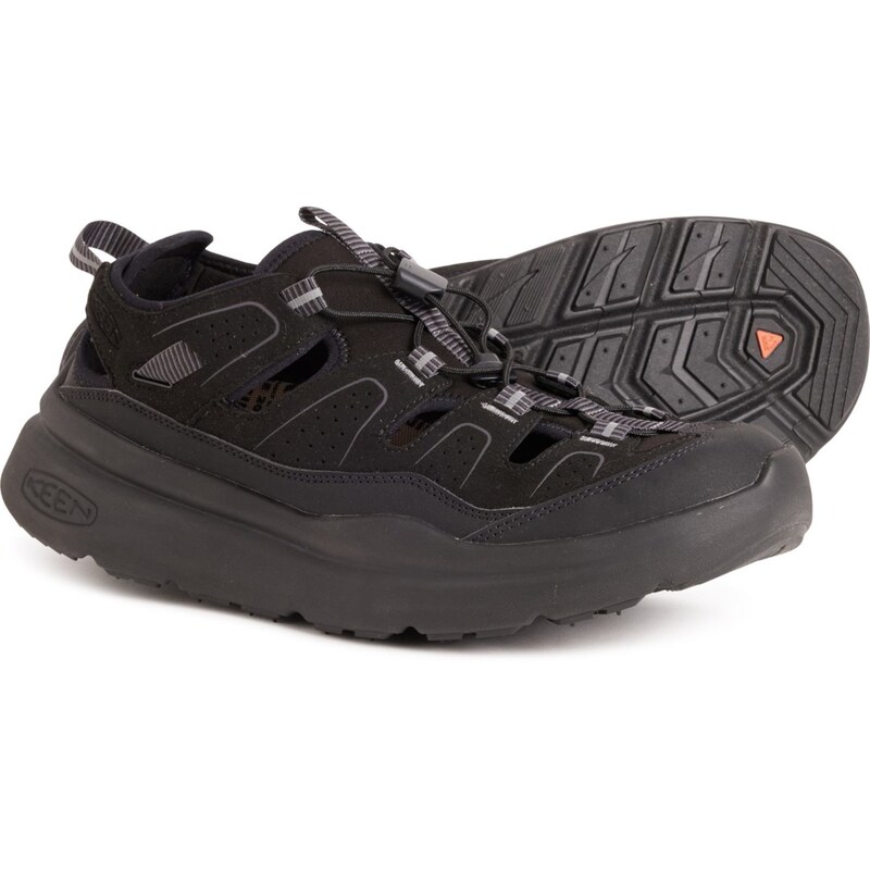 ̵    塼 Keen WK450 Walking Sandals (For Men) Black/Black