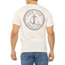 【送料無料】 ソルトライフ メンズ Tシャツ トップス SALT LIFE Tri-Blend At Anchor Graphic T-Shirt - Short Sleeve Chalk(4)
