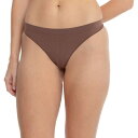 【送料無料】 ボンバス レディース パンツ アンダーウェア BOMBAS Ribbed Seamless Panties - Thong Hickory(4)