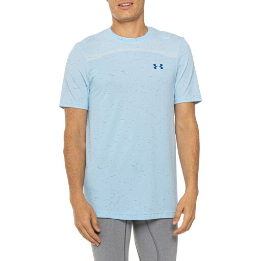 【送料無料】 アンダーアーマー メンズ シャツ トップス Under Armour Seamless T-Shirt - Short Sleeve Blue 【送料無料】 アンダーアーマー メンズ シャツ トップス Under Armour Seamless T-Shirt - Short Sleeve Blue