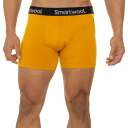 【送料無料】 スマートウール メンズ ボクサーパンツ アンダーウェア SmartWool Everyday Boxer Briefs - Merino Wool Honey Gold