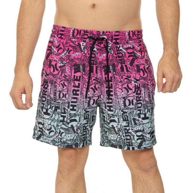 【送料無料】 ハーレー メンズ ハーフパンツ・ショーツ 水着 Hurley Cannonball Volley Swim Shorts Black