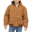 【送料無料】 カーハート メンズ ジャケット・ブルゾン アウター Carhartt J140 Firm Duck Active Flannel-Lined Ja...
