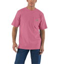 【送料無料】 カーハート メンズ シャツ トップス Carhartt K87 Big and Tall Loose Fit Heavyweight Workwear Pocket T-Shirt - Short Sleeve Factory Seconds Woodrose(4)