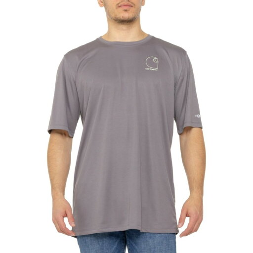 【送料無料】 カーハート メンズ シャツ トップス Carhartt 106163 Big and Tall ForceR Sun DefenderR Lightweight Logo Graphic T-Shirt - UPF 50+ Short Sleeve Steel 【送料無料】 カーハート メンズ シャツ トップス Carhartt 106163 Big and Tall ForceR Sun DefenderR Lightweight Logo Graphic T-Shirt - UPF 50+ Short Sleeve Steel