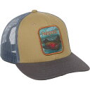 【送料無料】 フィッシュポンド メンズ 帽子 アクセサリー Fishpond Drop Off Trucker Hat Graphite