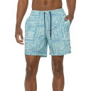 【送料無料】 クイックシルバー メンズ ハーフパンツ・ショーツ 水着 Quiksilver Tiki Print Swim Shorts - 17