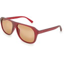 【送料無料】 ブッシュネル メンズ サングラス・アイウェア アクセサリー Serengeti Made in Italy Oatman Sunglasses - Polarized Frosted Crystal Burgundy(4)