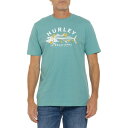 【送料無料】 ハーレー メンズ Tシャツ トップス Hurley Everyday Fish Food T-Shirt - Short Sleeve Broken Jade