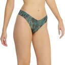 【送料無料】 コマンドー レディース パンツ アンダーウェア Commando Classic Print Panties - Thong Teal Boa