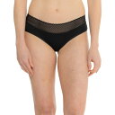 【送料無料】 ボンバス レディース パンツ アンダーウェア BOMBAS Cotton Modal Lace Panties - Hipster Black