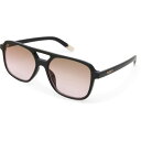 【送料無料】 ロキシー レディース サングラス・アイウェア アクセサリー Roxy Aviator Sunglasses Black/Brown Pink Gr...