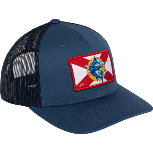 【送料無料】 フック メンズ 帽子 アクセサリー Huk KC Florida Marlin Trucker Hat Sargasso Sea 【送料無料】 フック メンズ 帽子 アクセサリー Huk KC Florida Marlin Trucker Hat Sargasso Sea