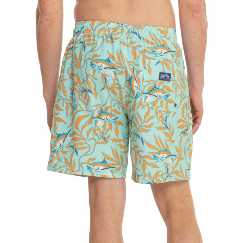 【送料無料】 ソルトライフ メンズ ハーフパンツ・ショーツ 水着 SALT LIFE Hide N Sea Boardshorts Seagl