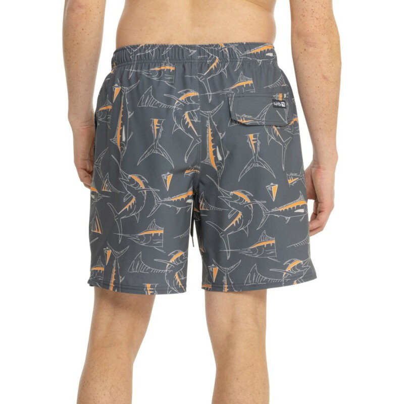 【送料無料】 ソルトライフ メンズ ハーフパンツ・ショーツ 水着 SALT LIFE Fintastic Boardshorts Ebony