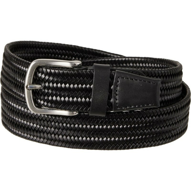 【送料無料】 ウィルレザーグッズ メンズ ベルト アクセサリー Will Leather Goods Stretch-Woven Belt - 34 mm Black