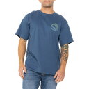 【送料無料】 クイックシルバー ウォーター マン メンズ Tシャツ トップス Quiksilver Waterman Solar QMTO T-Shirt - Short Sleeve Ensign Blue