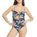 【送料無料】 ロキシー レディース 上下セット 水着 Roxy Bandeau Peek-a-Boo One-Piece Swimsuit Vacay Vibe...
