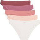 【送料無料】 ダンスキン レディース パンツ アンダーウェア Danskin Perforated Microfiber V-Front Panties - 5...