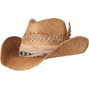【送料無料】 サンディエゴハット レディース 帽子 アクセサリー San Diego Hat Company Banded Woven Cowboy Hat T...