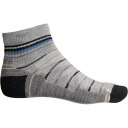 【送料無料】 スマートウール メンズ 靴下 アンダーウェア SmartWool Light Cushion Pattern Hiking Socks - Merino Wool Ankle (For Men and Women) Light Gray