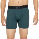 【送料無料】 サックス メンズ ボクサーパンツ アンダーウェア SAXX Quest Quick-Dry Mesh Boxer Briefs Stu Storm Blue