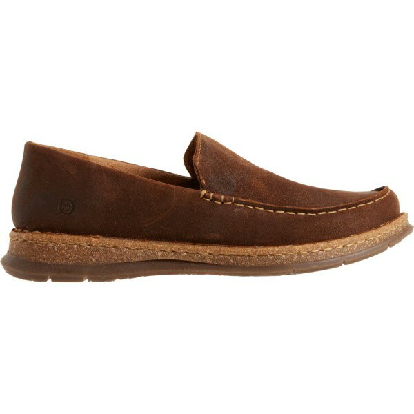 【送料無料】 ボーン メンズ スリッポン・ローファー シューズ Born Baylor Distressed Loafers - Suede (For Men) Glazed Ginger