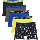 【送料無料】 ボルコム メンズ ボクサーパンツ アンダーウェア Volcom Sport-Performance Boxer Briefs - 5-Pack M...