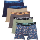 【送料無料】 ボルコム メンズ ボクサーパンツ アンダーウェア Volcom Sport-Performance Boxer Briefs - 5-Pack M...