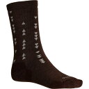 【送料無料】 ポイントシックス メンズ 靴下 アンダーウェア Point 6 Medium Cushion Socks - Merino Wool Crew (For Men) Chestnut