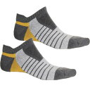 【送料無料】 コロンビア メンズ 靴下 アンダーウェア Columbia Sportswear Active Lightweight Hiking Socks - 2-Pack Below the Ankle (For Men) Grey