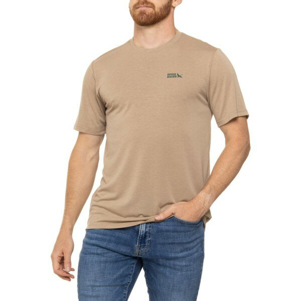 【送料無料】 エディー バウアー メンズ Tシャツ トップス Eddie Bauer Grove T-Shirt -Short Sleeve Chinchilla